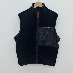 Polo Sport Ralph Lauren Vintage 90s Fleece Vest Mens Sz Medium black Hong Kong